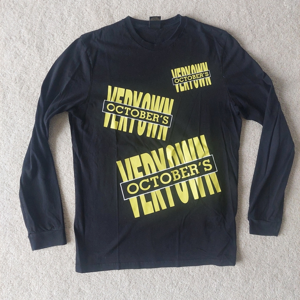 OVO Long Sleeve Crew Neck Shirt, October's Very Own, Size Medium
